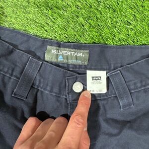 Levi’s SilverTab Cargo Pants W34 L30 Black Utility Y2K Skater